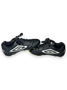 Umbro Youth Finale Cleat Black/White/Green Size 1